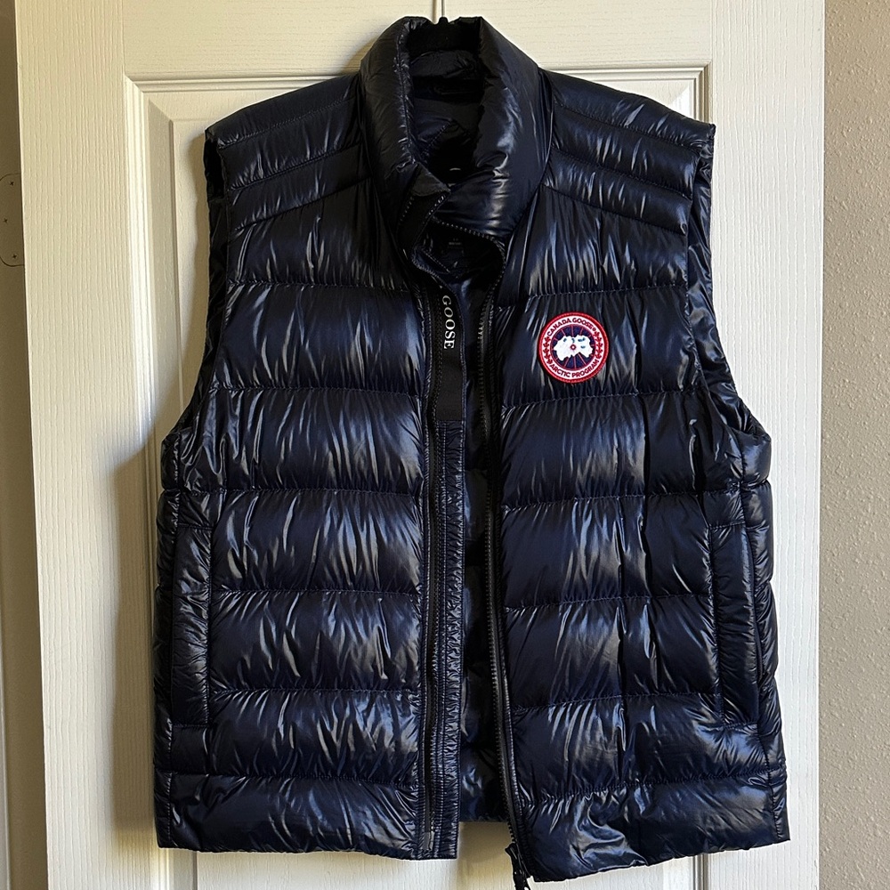 Canada Goose Men's Crofton Navy Puffer Vest - L